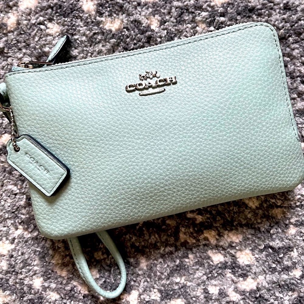 Coach Double Zip Wristlet